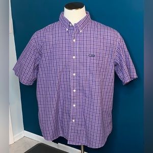 CHAPS Easy Care Short Sleeve Mens Shirt
